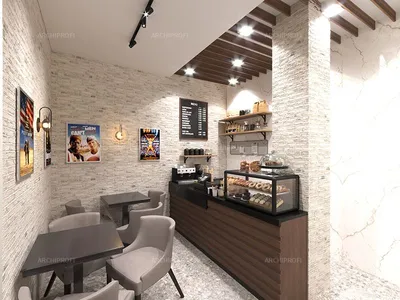 Дизайн интерьера кафе \"Интерьер мини-кофейни\" | Портал Люкс-Дизайн.RU