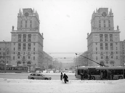 В Минске наконец-то зима. Красивые фото белоснежного города
