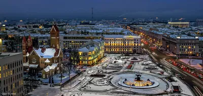 Минск зимой фото фотографии