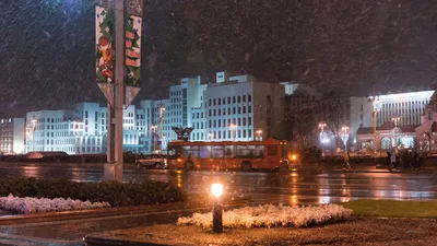Панорама Минска. Красивая зима. Зима в Минске. Фото Минска. Обои для  компьютера. Где находится.