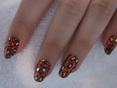 Minx Nails - #Repost @nailartaddict305 with @get_repost ・・・ Black gel  polish + Gold and Cheetah Minx. @nailartaddict305 very classy cool custom  look! #minxnails #chromenails #animalprintnails #nails #nailartist #nailart  #nailadict #nails2inpire ...