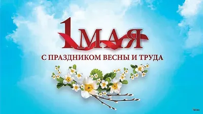 Мир! Труд! Май! это Первомай! Поздравление с праздником.