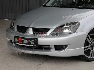 Front Lip (Pad, Skirt) Sport 2.0 style for Mitsubishi Lancer IX (2006-2009)