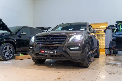 Решетка GT Style Black и комлект шильдиков на Mercedes Benz ML63 AMG W166 |  MGS-тюнинг