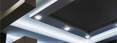 Многоуровневые натяжные потолки