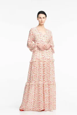Модель 52211499 Женское шифоновое платье длины миди Легкое воздушное платье  из турецкого шифона,украшенное оригинальным принтом Идеальный… | Instagram