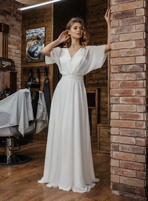 Женское платье из шифона с длинным рукавом. Размеры 52,54,56,58  (ID#1936051042), цена: 820 ₴, купить на Prom.ua