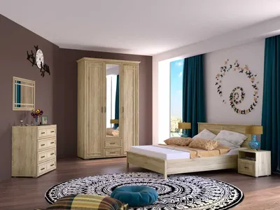 Модульная мебель для спальни Виктория цена 76811 руб. «Мебель Маркет»  купить в Спб.