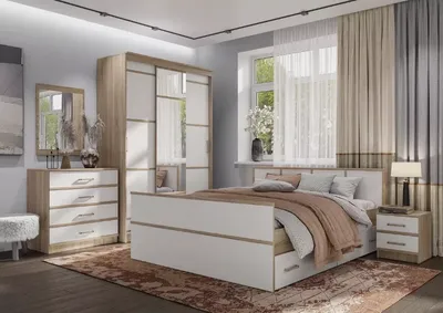 Купить современную спальню \"ROSSA\" от производителя, компании \"Мебель-Москва\".  Каталог с ценами, фото