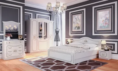 Спальный гарнитур: Модульная спальня Дубай