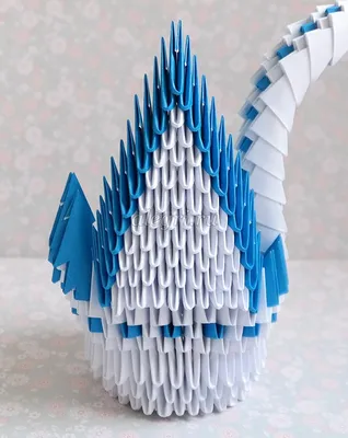 Лебедь из бумаги. Лебедь в технике модульного оригами. – Поделки из бумаги