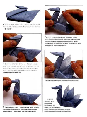 Оригами лебедь - фото оригинальных изделий, мастер-класс по оригами  поэтапно + понятные схемы и шаблоны для поделки лебедь