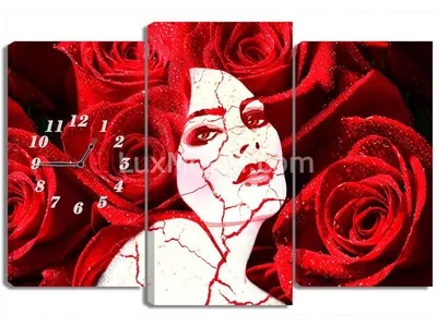 Модульная картина для интерьера на стену / Цветы / \"Фиолетовая роза\" 80x140  см MK50185 - купить по выгодной цене в интернет-магазине OZON (271703972)