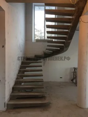 Монолитные лестницы для коттеджа. Строительство монолитных лестниц для  домов и коттеджей под ключ в Уфе