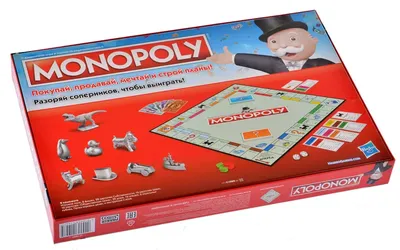 Настольная игра Монополия классическая игровое поле 42*42 см - купить с  доставкой по выгодным ценам в интернет-магазине OZON (789714587)