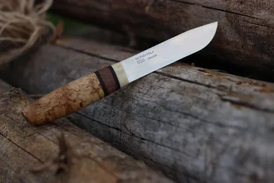 Custom Mora 2000 | Mora 2000 blade, curly birch with leather… | Flickr