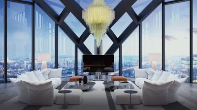 Квартира в Москва-Сити | Minimalist interior decor, Apartment interior  design, Corporate interior design