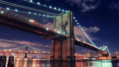 Бруклинский мост в Нью-Йорке, историческое описание, длина, фото
