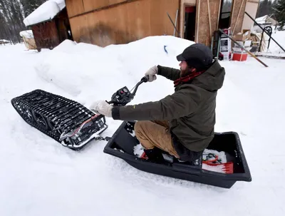 Мотособака электрическая Tracksled | SNOW-BIKE