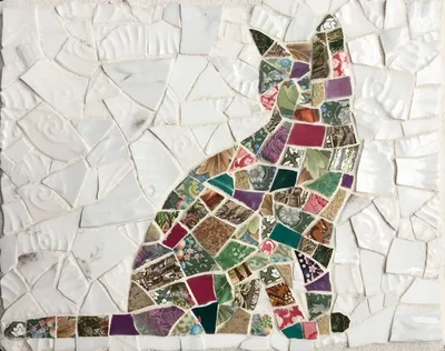 Мозаика из битой плитки | Пикабу