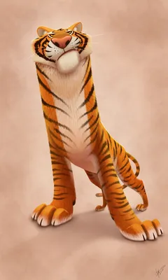 Год тигра детские рисунки - 45 фото
