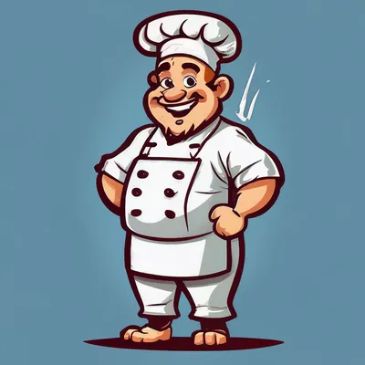 мультяшный стиль 3d иллюстрация шеф повара держащего баннер, шеф повар  ресторана, шеф повар, шеф повар готовит фон картинки и Фото для бесплатной  загрузки