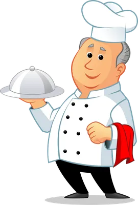 Мультяшный логотип шеф-повара: индивидуальный рисунок для любителей  кулинарии.......................