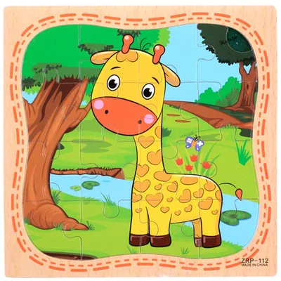 Симпатичный мультяшный жираф | Премиум векторы | Жираф, Эскизы животных,  Рисунки животных