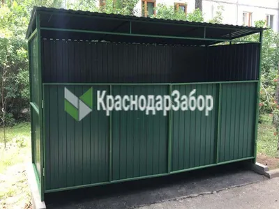 Виды контейнерных площадок для ТКО (ТБО) и требования к их установке