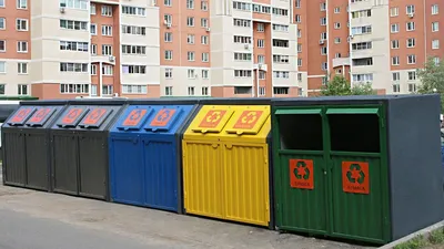 Площадки для раздельного сбора мусора