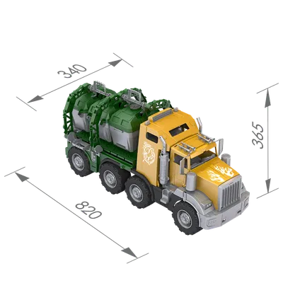 Машина Технопарк Мусоровоз 318356 купить по цене 1259 ₽ в интернет-магазине  Детский мир