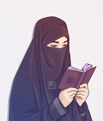 мужские и женские карикатуры, мусульманская девушка Ислам Иллюстрация, мусульманские  девушки, любовь, ребенок png | PNGEgg