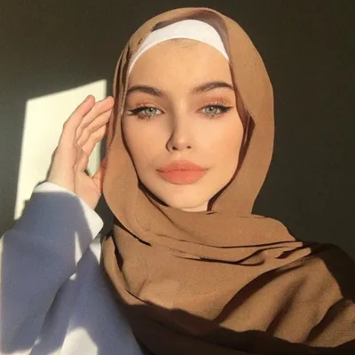 Модная новинка 2023, мусульманские девушки, готовые к ношению, украшение с  жемчугом, хиджаб | AliExpress