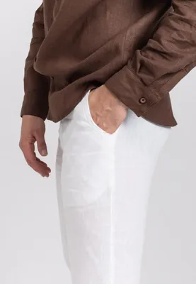 Летние мужские брюки из льна. (ID#1870981985), цена: 1290 ₴, купить на  Prom.ua