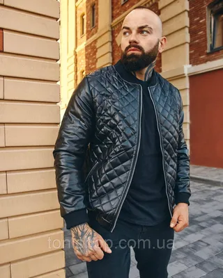 Стеганая мужская куртка черная, Мужские демисезонные куртки, Молодежная  куртка осень весна на кнопках (ID#1766465613), цена: 1470 ₴, купить на  Prom.ua