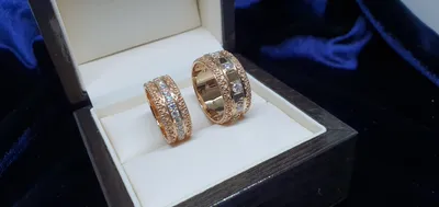 Обручальные кольца с бриллиантами – заказать и купить в Киеве