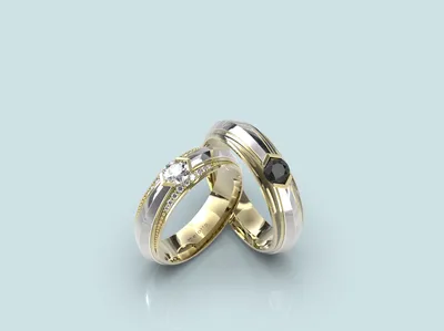 Обручальное кольцо из красного золота с бриллиантами 000-327375 | Купить в  рассрочку | Интернет-магазин НАШЕ ЗОЛОТО