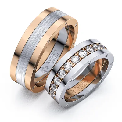 Мужские обручальные кольца: квадратные с бриллиантами и без | Дворец  Обручальных Колец | Дзен
