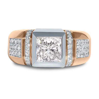 Мужское кольцо с бриллиантом купить в ломбарде Санкт-Петербурга