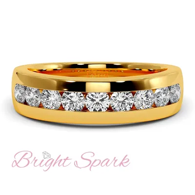 Мужское кольцо из белого золота Spika Gold 1872-5-024-01 с коньчным  бриллиантом, черными бриллиантами — купить в AllTime.ru — фото