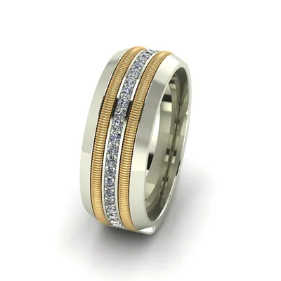 Мужское кольцо с бриллиантами - Ювелирная мастерская