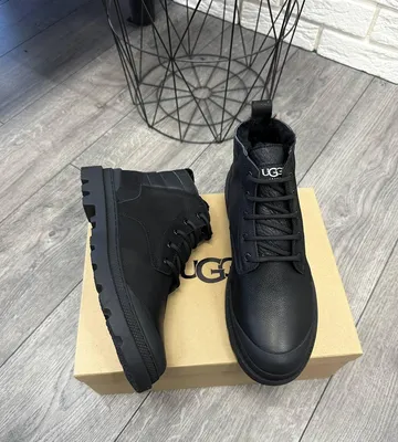 Ботинки мужские Ugg H0142 черные - купить по лучшей цене, от компании из  Харькова. Брендовая одежда от интернет-магазина «Trendy Shop».