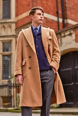 Купить Lansboter, новое зимнее шерстяное пальто с шарфом и воротником,  мужское толстое длинное шерстяное пальто, ветровка, шерстяное пальто | Joom