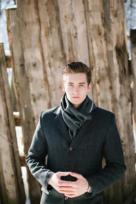 2023 повседневное мужское шерстяное пальто Молодежный костюм осень-зима  новое Трендовое мужское однотонное приталенное шерстяное пальто | AliExpress