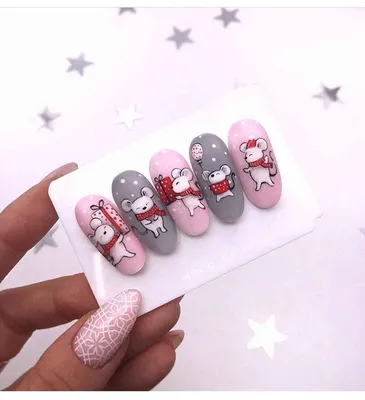 дизайн ногтей, рисунки на ногтях, мишка на ногтях, дизайн ногтей сердечки,  розовый маникюр, 1… | Nails design with rhinestones, Valentine nail art,  Rockabilly nails