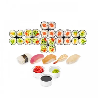 Набор «SUSHI ЛАВКА» 1 кг - Суши Лавка — доставка суши, роллов и других блюд  японской кухни в Костроме