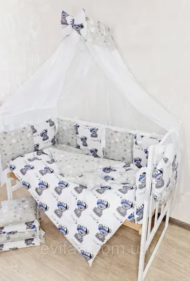 Детский постельный набор в кроватку для новорожденных (ID#1736925765),  цена: 1950 ₴, купить на Prom.ua