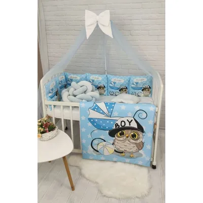 Комплект в кроватку, постельное белье, бортики в кроватку для новорожденных  и малышей Mamdis | AliExpress