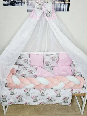 Детский постельный набор в кроватку для новорожденных: цена 1900 грн -  купить Детский текстиль на ИЗИ | Украина