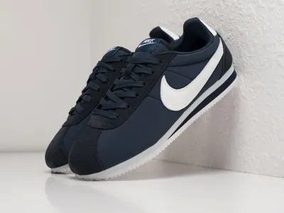 Кроссовки Nike Cortez Nylon цвет Синий купить по цене 4190 рублей в  интернет-магазине outmaxshop.ru с доставкой ☑️